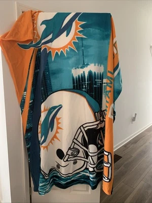 Manta Miami Dolphins 62 X 80 Foto 1 de 2