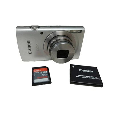 Canon PowerShot IXY 200 Silver Digital Camera Tested with Battery & SD Card JPN - Image 1 of 4