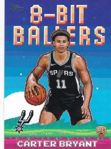 2025 Topps Basketball - 8-Bit Ballers Carter Bryant Rookie RC #8B-40 - Picture 1 of 1