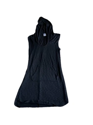 Купальник без рукавов с капюшоном размер S-Merona накидка черный. 33 дюйма в длину. - Изображение 1 из 4