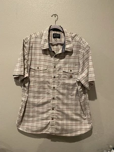 Carhartt Rugged Flex Herren Relaxed Fit hellbraun kariert Workwear Knopfleiste Hemd 3XL - Bild 1 von 4