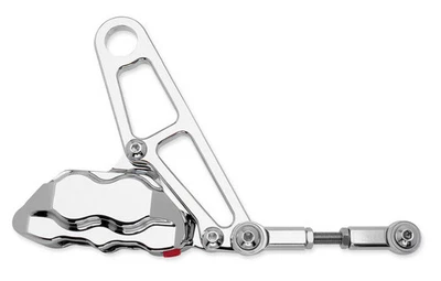 Kit de pinza de freno trasera Hawg Halters Inc 4 pistones - cromo motocicleta RKSTCC506 Foto 1 de 4