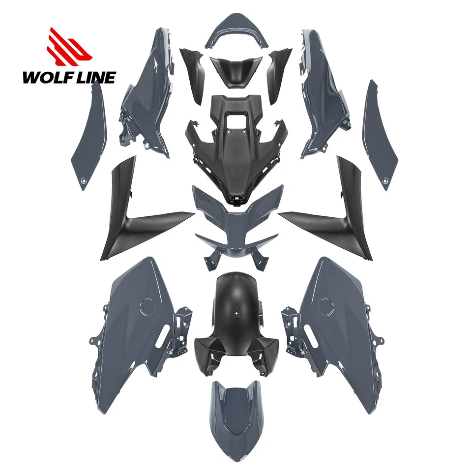 Fairing Kit For Yamaha T MAX Tmax 560 XP 2022-2023 Dark Grey Injection Molded - Image 1 of 4