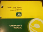 John Deere Tractor Operator's Manual 9300T And 9400T Tractors Issue J0