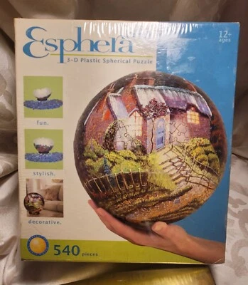 Esphera 360 2004 Cottage Amazing 3D Plastic Puzzle Ball - 540 pcs, Sealed - Image 1 of 2