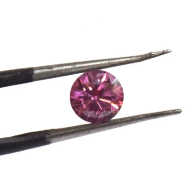 2-3 Ct Pink Lab Created Loose Diamond Brilliant Cut Certified ! Jewelry Making - Image 1 of 4