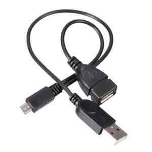 OTG-Host-Power-Splitter Y Micro USB-Stecker An USB-Buchsenkabel