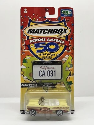 Matchbox Across America California 1955 Chevrolet Bel Air Convertible NEW 429 - Image 1 of 4