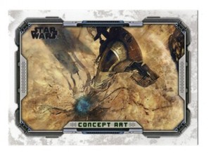 2022 TOPPS STAR WARS BOOK OF BOBA FETT CONCEPT ART CA-8 TAKING DOWN THE SARLACC