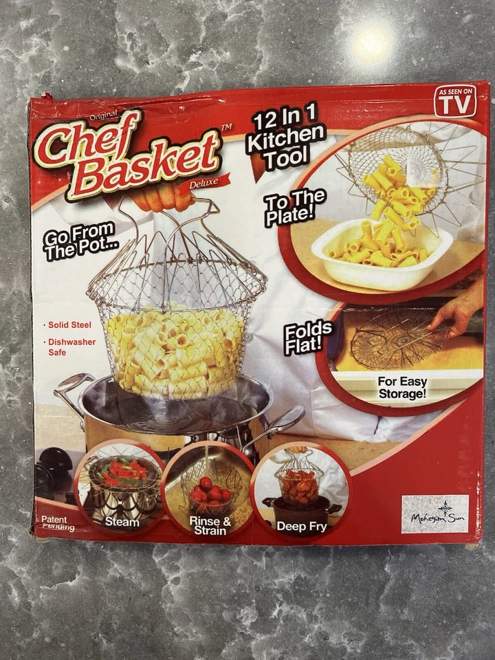 Original Chef Basket Deluxe 12 in 1 Kitchen Tool as Seen on TV by TeleBrands