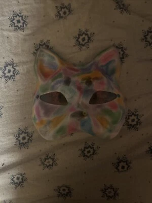 Colorful Therian Mask, Furry Mask, Rainbow Good Quality Therian Mask For All Age - Image 1 of 4