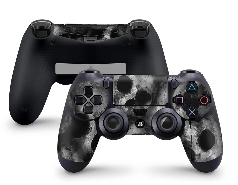 Playstation 4 Controller Aufkleber PS4 Skin Sticker Klebefolie Skulls - Bild 1 von 1
