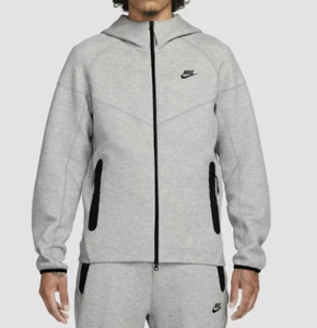 FB7921-063 HERREN NIKE SPORTSWEAR TECH FLEECE WINDRUNNER FULL-ZIP HOODIE GRAU - Bild 1 von 5