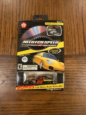 Texaco Need For Speed Porsche Unleashed BÔNUS # 28 Ricky Rudd carro de corrida NOVO 1:64! - Imagem 1 de 4