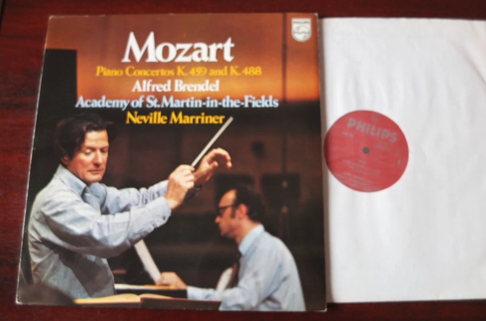  PHILIPS 6500 283 MOZART PIANO CONCS K459/488 LP BRENDEL EX++ (1971) HOLLAND - Image 1 of 1
