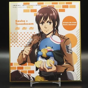 Blusa Sasha Esmoquin Sam Attack on Titan Mini Shikishi Papel Color Japón Z095 - Imagen 1 de 4