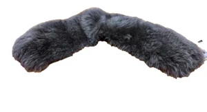 Sumptuous Fox Fur Collar 6"x 30" Lined With Attaching Buttons- Soft & Supple - Picture 1 of 2