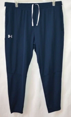 Pantalones deportivos Under Armour para hombre estilo piqué azul marino blanco talla XXL Foto 1 de 4
