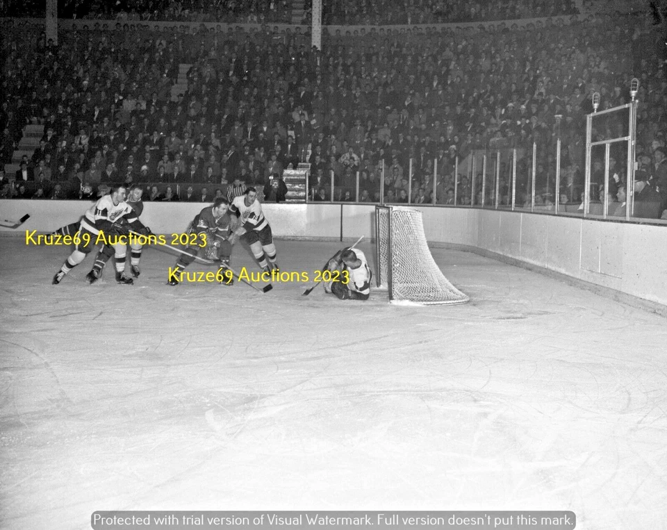 TERRY SAWCHUK hace GRAN AHORRO vs HABS RICHARD 4x5" B+W NEGATIVO ALAS ROJAS GENIAL Foto 1 de 1