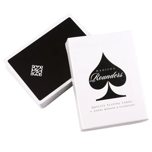 Madison Rounders Black Ellusionist Playing Cards - RARE - BRAND NEW & SEALED - Picture 1 of 1