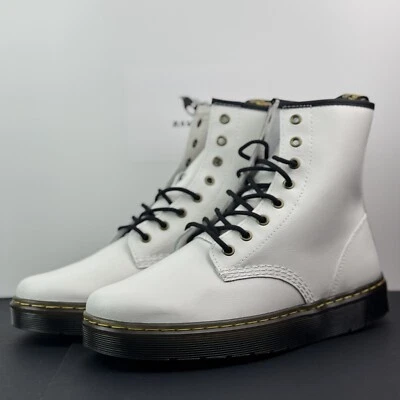 NUEVAS Botas Dr Martens Zavala Mujer’s Talla US 11L Hombre’s Talla 10M Blanco Airwair Foto 1 de 4