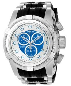 INVICTA BOLT ZEUS ZEUS CASSA UOMO QUARZO ACCIAIO INOX, QUADRANTE BLU, ARGENTO - Foto 1 di 12
