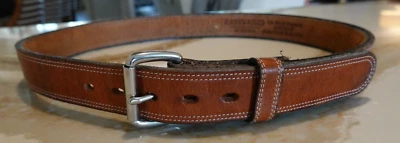 Cinturones Hanks - Arnés Cuero Viejo Mundo CCW Cinturón Trabajo/Deber - 1.5" Marrón Talla 40 Foto 1 de 4