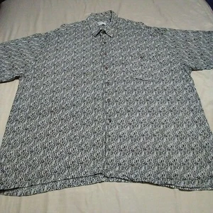 WP179 Steven-Windsor 1X Big B/W Shirt - Picture 1 of 8