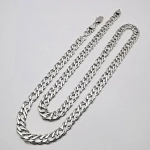 Vintage ausgefallene 925 Sterling Silber Kette Halskette, signiert feiner Schmuck - Bild 1 von 6