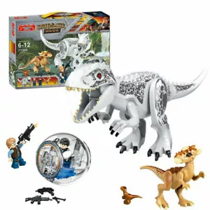 Jurassic Indominus T-Rex Dinosaurier Gyrosphere Minifigur Spielzeug Geschenk DHL - Picture 1 of 20