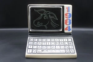 Vtg 1984 Jim Beam Democratic Campaign Computer Decanter - Empty - Picture 1 of 9