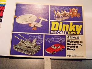 DINKY, 1976,#12, USA COLLECTOR'S CATALOG, 40 COLOR PGS,W/MODEL INSERT,EXCEL COND - Picture 1 of 1