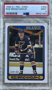 1990 OPC ROD BRINDAMOUR RC PSA 9 - Picture 1 of 2