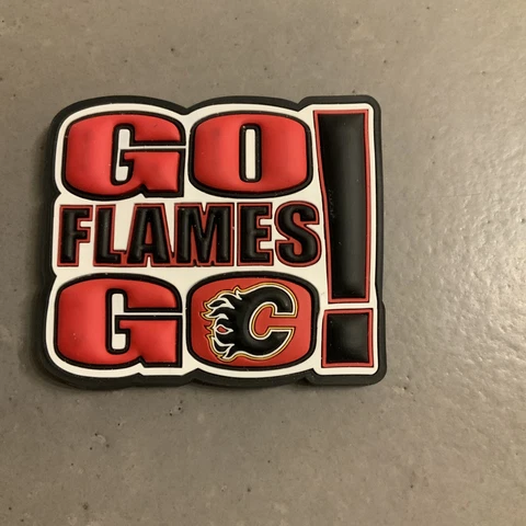 Calgary Flames GO FLAMES GO Magnet NHL HOCKEY Cover