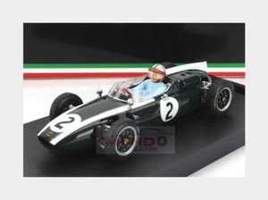 1:43 BRUMM Cooper F1 T53 #2 British Gp 1960 Mclaren With Driver Figure R299-CH - Foto 1 di 2
