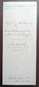 1883 Indenture Wilkinson Thompson Cross Stalybridge to Wilkinson & Diggle - Picture 1 of 3