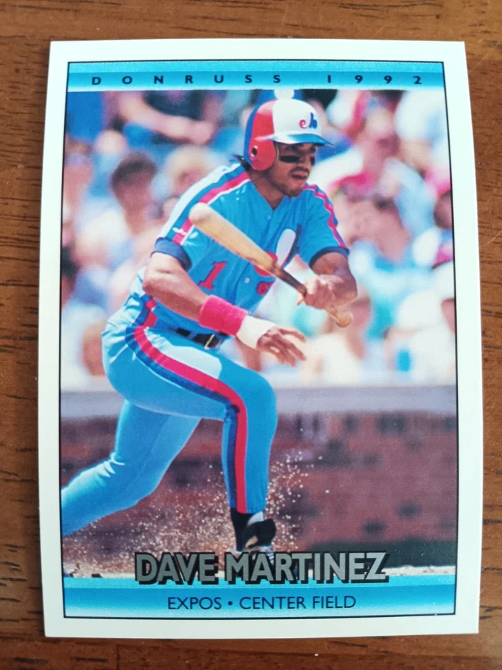 DAVE MARTINEZ MONTREAL EXPOS  1992 DONRUSS BASEBALL CARD #732 - Image 1 of 1