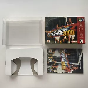 International Superstar Soccer 2000 Nintendo 64 N64 Brasil Variante Caja y Manual - Imagen 1 de 16