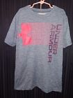 Under Armour Boys Heat Gear Loose Fit Dri Fit shirt Gray/Red Youth Large