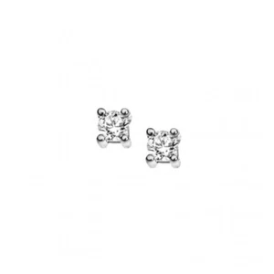 ORB 133 Pendientes De Mujer En Oro Blanco Y Diamantes Comete -10% Descuento - Imagen 1 de 1
