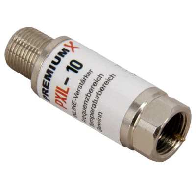 PremiumX SAT Signal Verstärker Inline Leistungsverstärker 20dB für SAT und DVB-T - Bild 1 von 4