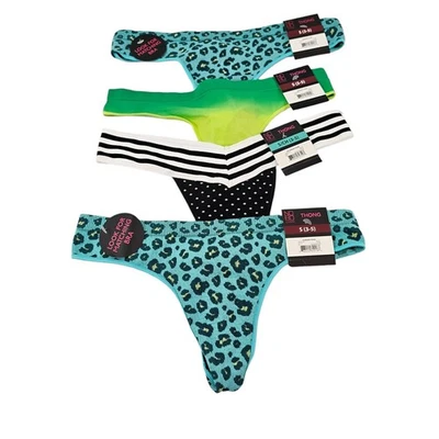 Paquete de 4 bragas sin costuras multicolores No Boundaries NOBO - talla pequeña nuevas con etiquetas Foto 1 de 4