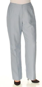 LE SUIT Womens Blue Pinstripe Straight leg Wear To Work Pants 12 - Picture 1 of 6