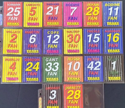 1995 Traks "Series Stars" Insert w/Static Cling Complete (20) Racing Card Set - Image 1 of 4