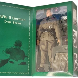 In The Past Toys GERMAN Historical WW2 German War Soldier DAK Series 12" Figure - Bild 1 von 18