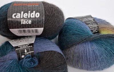 (130 €/kg):  50 g CALEIDO LACE, Austermann, Verlauf, Pt. 16101, Fb. 107 #7877 - Bild 1 von 3