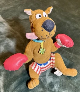 SCOOBY DOO w/ Boxing Gloves & Patriotic Shorts Toy Network Plush Stuffed Animal - Picture 1 of 5