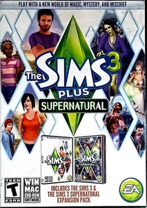 The Sims 3 Plus Supernatural [PCMac DVD-ROM, 2012] Gioco ed Espansione - Foto 1 di 1