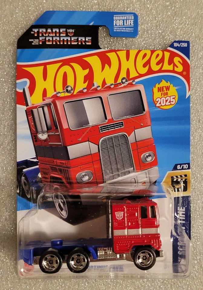 Hot Wheels Transformers Optimus Prime HW Screen Time 104/250 NUEVO 2025 Foto 1 de 3