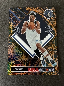 2024-25 Panini Haunted Hoops Holo Webs Tribute Anthony Edwards Timberwolves - Bild 1 von 3